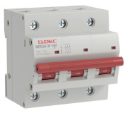 фото Автоматический выключатель модульный  DKC MD125H-3PC63