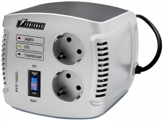 

Стабилизатор напряжения Powerman AVS 1000 C 6090626 (944621), AVS 1000 C