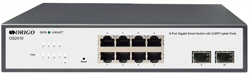 

Коммутатор настраиваемый ORIGO OS2410/A1A L2 8x1000Base-T, 2x1000Base-X SFP, комплект для установки в 19" стойку, OS2410/A1A