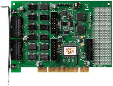 

Плата ICP DAS PIO-D64U CR Universal PCI bus,64-channel digital I/O with timer, counter, PIO-D64U CR