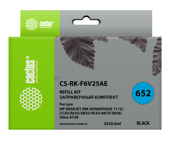 фото Чернила для заправки Cactus CS-RK-F6V25AE в Перми