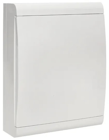 

Щит распределительный навесной EKF sb-n-24w ЩРН-П-24 "SlimBox" белая дверца IP41, sb-n-24w