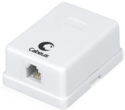 фото Розетка  Cabeus WS-6P4C-TEL-1