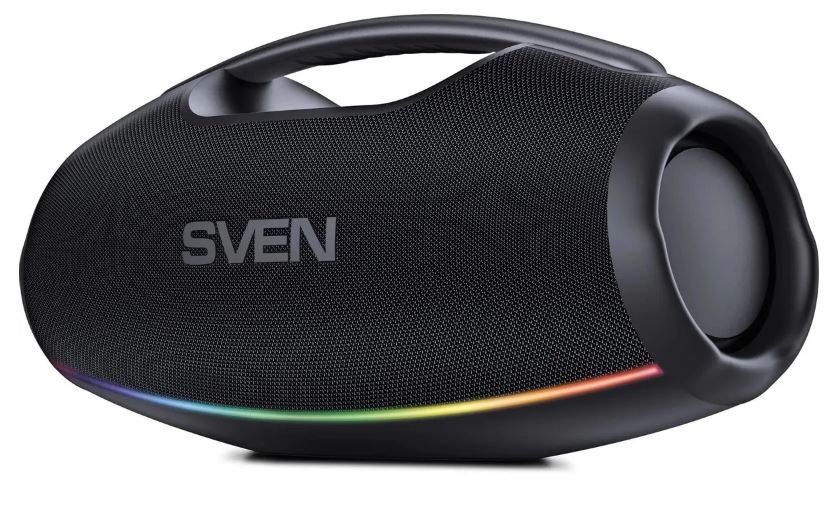 

Портативная акустика Sven АС PS-990 SV-022891 черный 180W 2.0 BT/3.5Jack 5200mAh (без.бат), АС PS-990