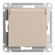 фото Розетка с заземлением Systeme Electric ATN001246