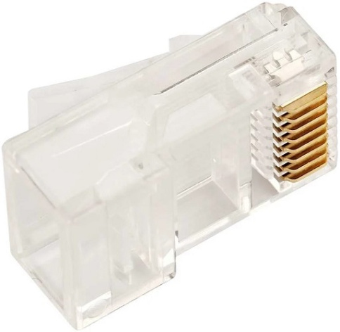 Изображение товара Коннектор RJ-45 TWT TWT-PL45-8P8C/JR100 неэкранированный для сборки патч-кордов