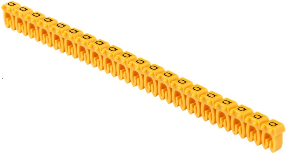 

Маркер на кабель IEK UMK-KE1-Q открытого типа KE 0,75-1,5мм2 символ "Q" (200шт/упак), UMK-KE1-Q