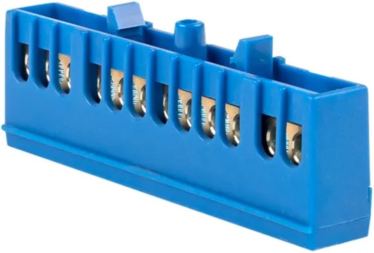 

Шина EKF sn0-63-12-ib "0" N (6x9мм) 12 отв. латунь синий изолир. корп. на DIN-рейку, sn0-63-12-ib