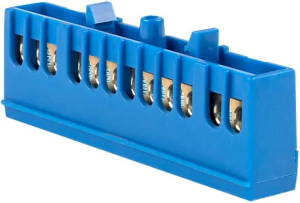 Изображение товара Шина EKF sn0-63-12-ib для нулевых проводников заземления DIN-рейка латунь