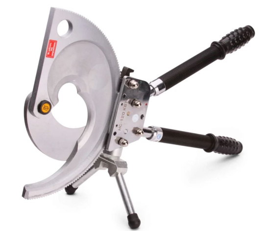 Изображение товара Профессиональные ножницы для кабелей КВТ 54569 с храповым механизмом