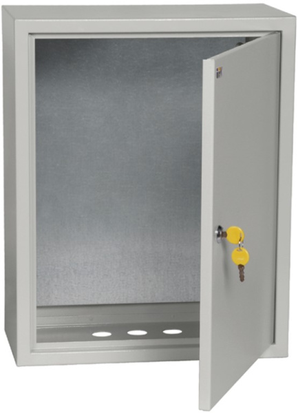 Изображение товара Щит IEK YKM40-02-31 навесной металлический IP31 серого цвета 400 мм