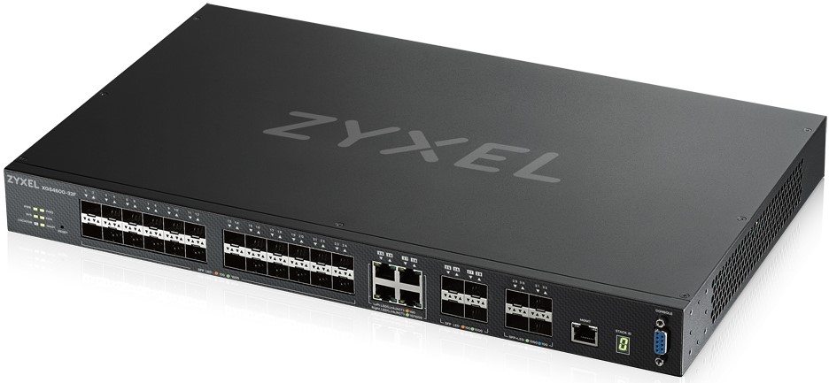 

Коммутатор управляемый ZYXEL XGS4600-32F-ZZ0102F 24xSFP, 4xCombo (SFP/RJ-45), 4xSFP+, стекируемый (до 4), 2 источника питания AC, XGS4600-32F-ZZ0102F