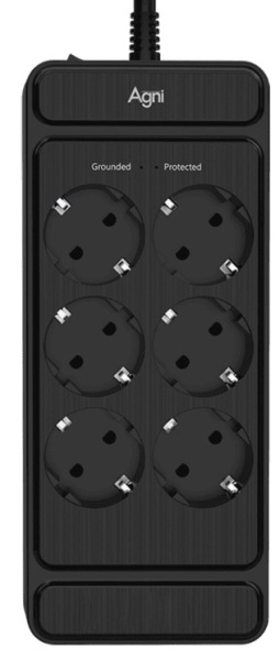 Изображение товара Сетевой фильтр AGNI TP-FS6E-5m-black