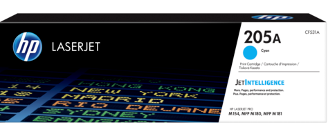 

Картридж HP 205A CF531A для HP MFP M180/181 (900стр.),голубой, 205A