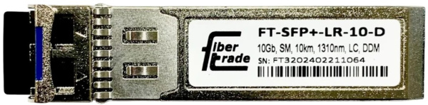 Изображение товара Модуль FiberTrade FT-SFP+-LR-10-D 10 Гбит/с для скоростных сетей