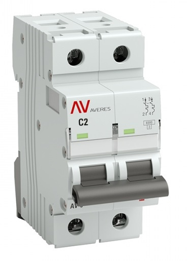 Изображение товара Автоматический выключатель EKF mcb6-DC-2-02C-av