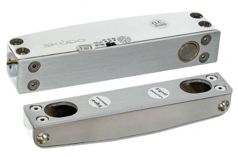 Замок Skudo SK-EMB-G235M накладной электромеханический соленоидный