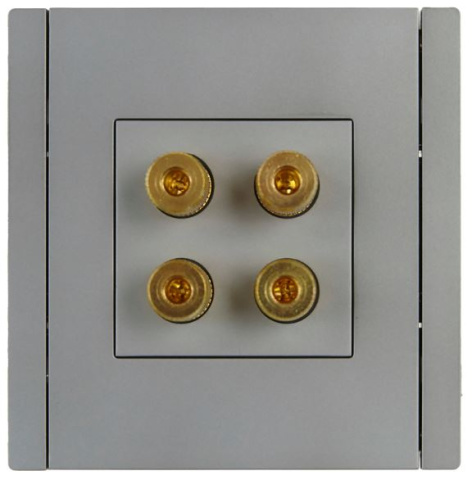 Изображение товара Аудиорозетка IEK FP-S40-K46 серии FORTE&PIANO для акустических систем