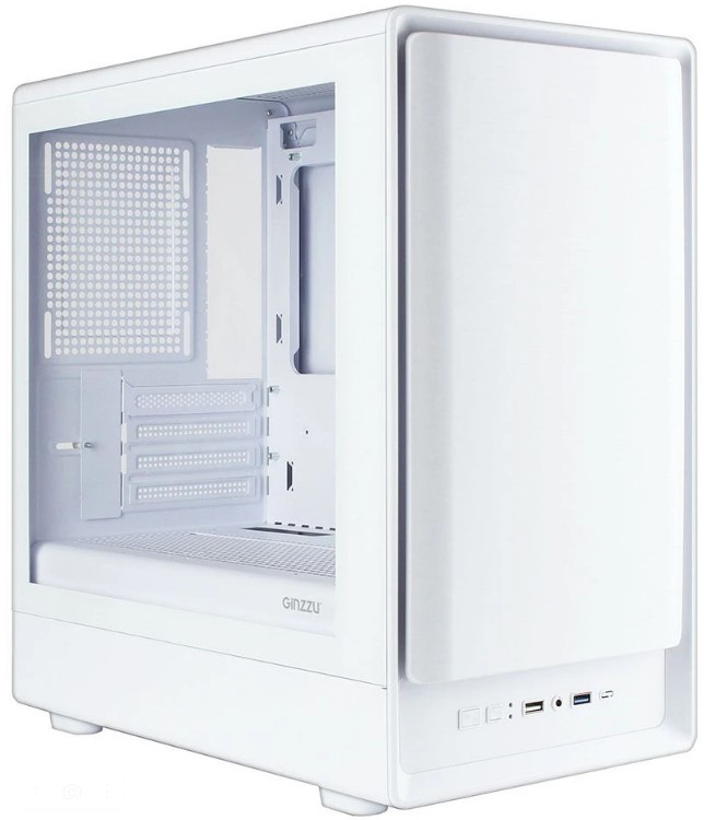 

Корпус mATX Ginzzu CL460 без БП, боковая панель из закалённого стекла, USB 2.0, USB 3.0, CL460