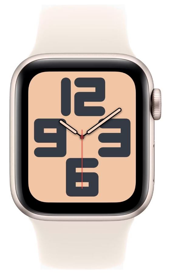 

Часы Apple Watch SE GPS 40mm MXEG3 Starlight Aluminium Case with Starlight Sport Band - M/L, Watch SE GPS 40mm