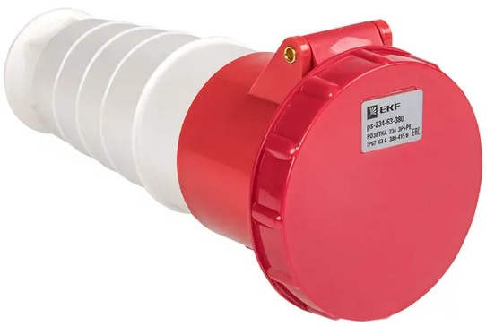 Изображение товара Розетка EKF ps-234-63-380 для промышленного оборудования