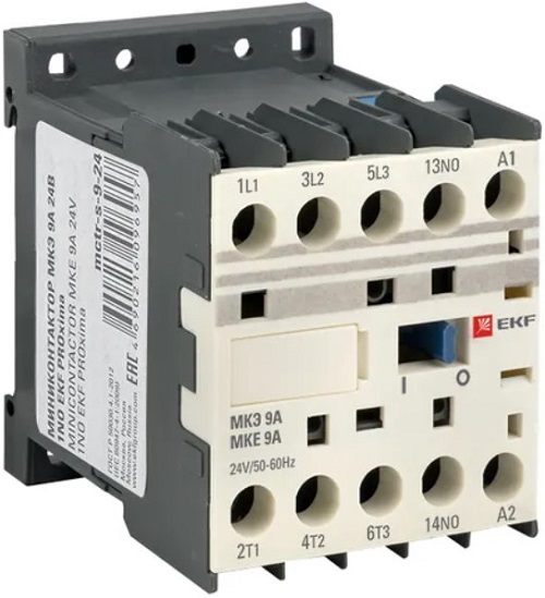 

Контактор EKF Mctr-s-9-24 МКЭ 9А 24В 1NO, Mctr-s-9-24