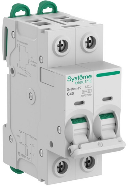Изображение товара Автоматический выключатель Systeme Electric S9F22240