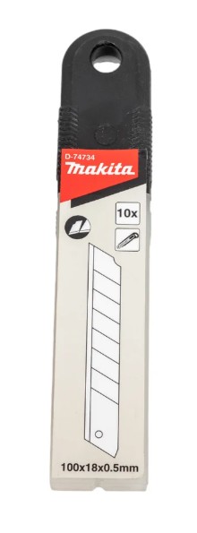 

Лезвие сменное Makita D-74734 с отламывающимися сегментами 10 шт. (100x18x0.5 мм), D-74734