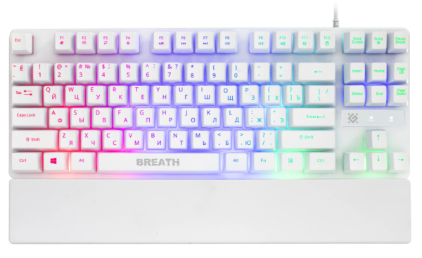 Изображение товара Клавиатура Defender Breath GK-184 RU с подсветкой мембранная проводная