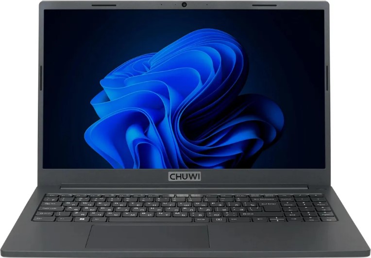 

Ноутбук Chuwi CoreBook Max CWI628-571N5N1PDMRX Ryzen 5 7520U/16GB/512GB SSD/Radeon Graphics/15.6" FHD IPS/WiFi/BT/cam/Win11Pro/black, CoreBook Max
