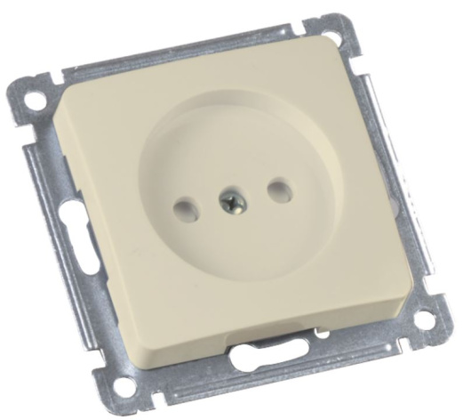 Изображение товара Розетка с заземлением HEGEL РС16-402-01 белая для дома и офиса