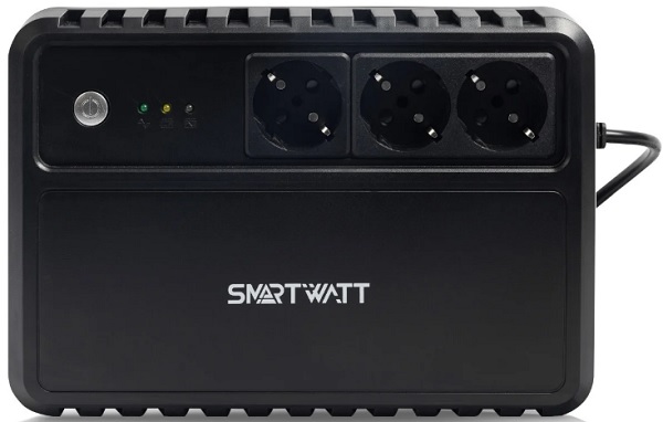 

Источник бесперебойного питания SmartWatt Safe 600VA 3703020260003 360Вт черный, Safe 600VA