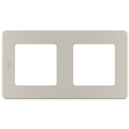 Изображение товара Рамка Legrand 673948 Inspiria 2-постовая для выключателей и розеток
