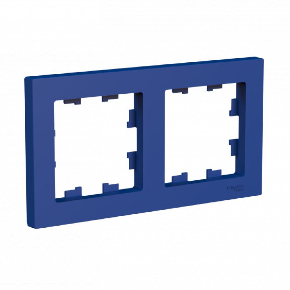 

Рамка двойная Systeme Electric ATN001102 AtlasDesign универсальная, Аквамарин, ATN001102