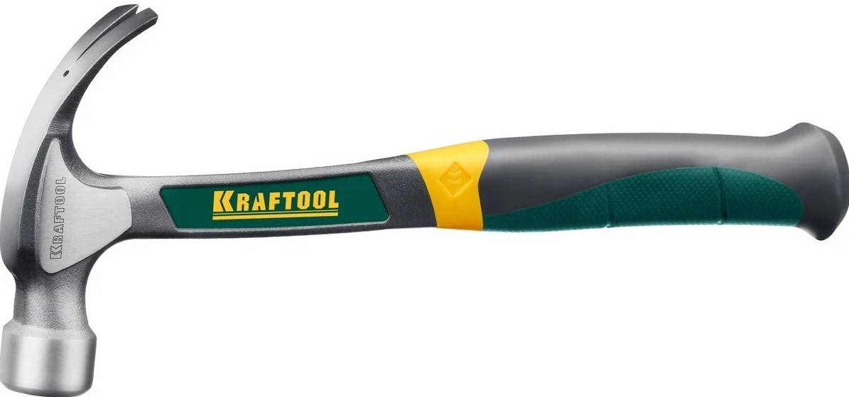 

Молоток Kraftool 20270 гвоздодер цельнометаллический, 560гр., 20270