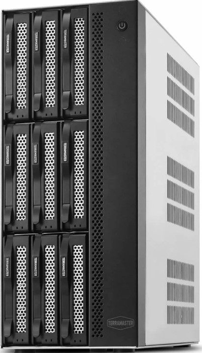 

Система хранения данных Terramaster T9-500 Pro tower NAS 10C 1,7(4,7)Ghz/16Gb(64)/RAID0,1,10,5,6,JBOD,TRAID/up to 9 HS SATA(3,5' or 2,5')/2xM.2 2280 N, T9-500 Pro
