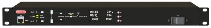 

Автоматический ввод резерва ELEMY ATS-1206/32 1U 19" 2xС20 1xC1932A, ATS-1206/32