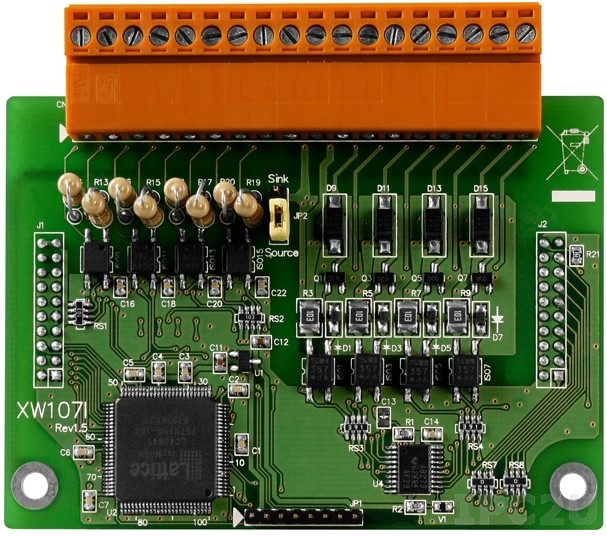 

Плата расширения ICP DAS XW107i CR 8-channel Isolation Digital Input and 8-channel Isolation Digital Output (RoHS), XW107i CR