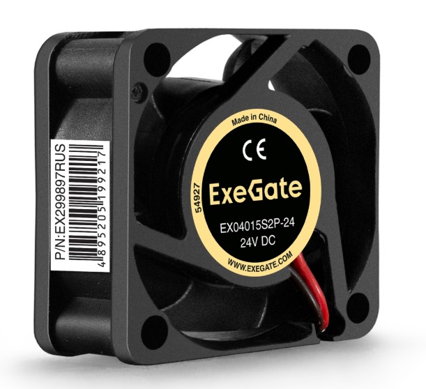 Вентилятор для корпуса Exegate EX04015S2P-24 EX299897RUS 40mm, 7500rpm, 32dBa