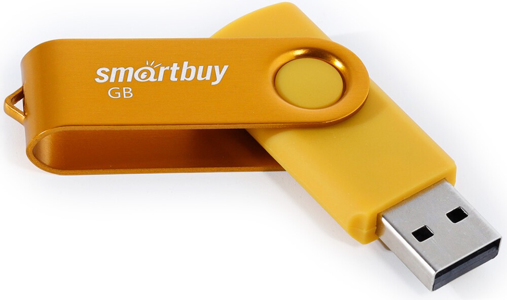 

Накопитель USB 2.0 32GB SmartBuy SB032GB2TWY Twist жёлтый, SB032GB2TWY