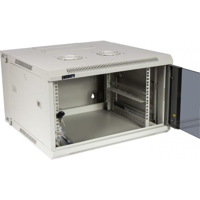 

Шкаф настенный 19", 12U TWT TWT-CBW3M-12U-6x6-GY 3-секционный, 12U 600x600, металлическая дверь, TWT-CBW3M-12U-6x6-GY