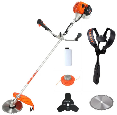 Изображение товара Бензиновый триммер Patriot 250106230 для ухода за газонами и кустарниками