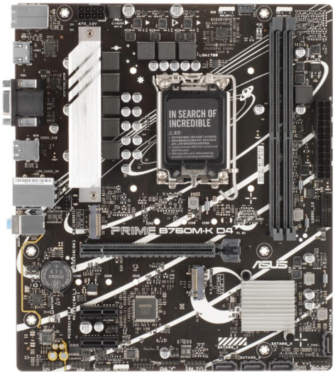 фото Материнская плата mATX ASUS PRIME B760M-K D4 в Уфе