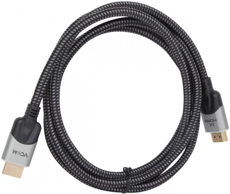

Кабель HDMI VCOM CG865-2M 19M/M, ver. 2.1, 8K 60Hz, 2m, CG865-2M