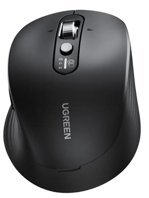 

Мышь Wireless UGREEN M752 75498_ Multi-mode BT/2.4GHz. Цвет: черный, M752