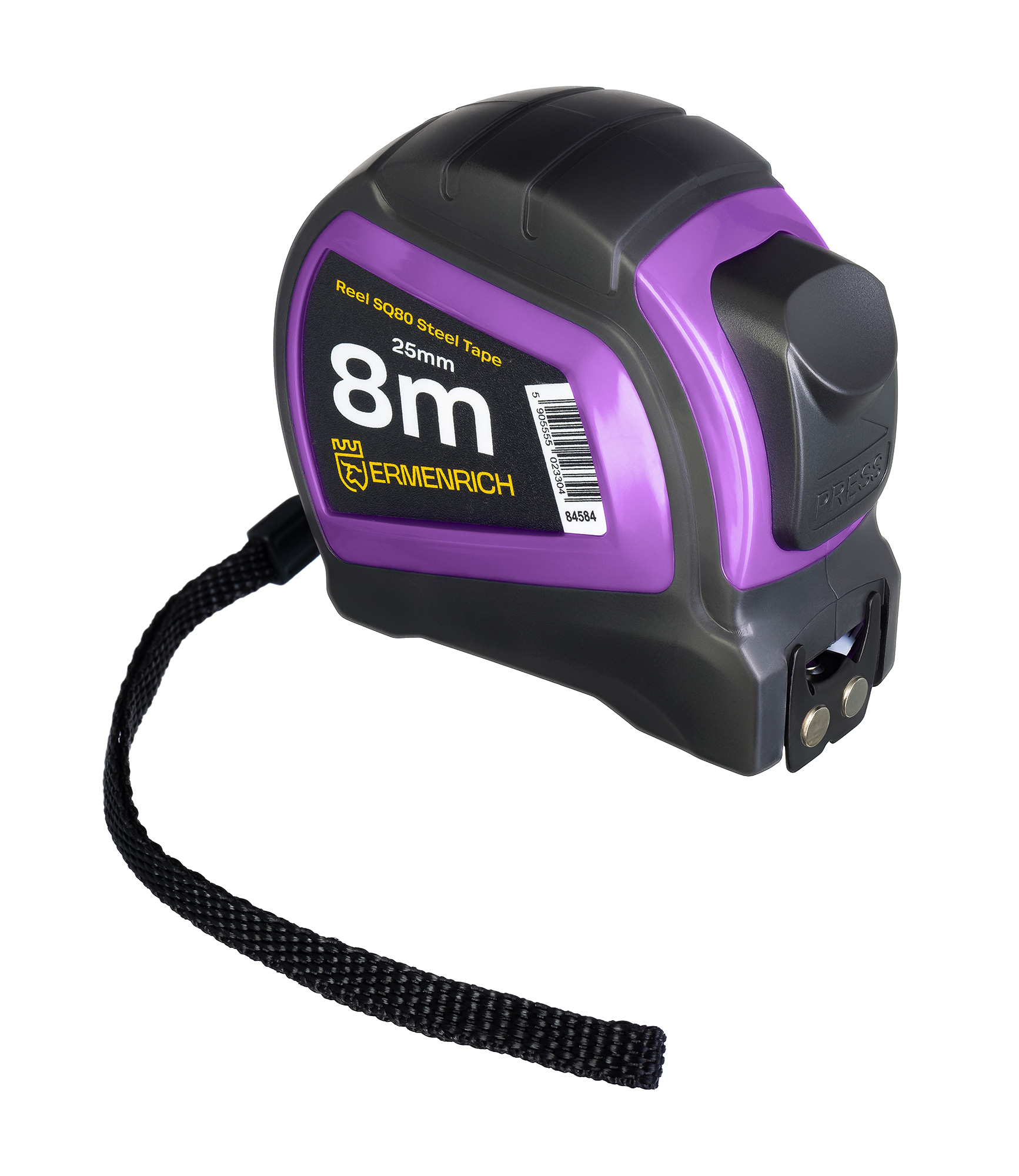 

Рулетка Ermenrich 84584 Reel SQ80, фиолетовый, 84584