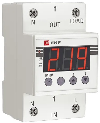 

Реле напряжения EKF MRV-40A с дисплеем MRV 40А PROxima, MRV-40A