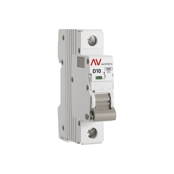 

Автоматический выключатель EKF mcb10-1-10D-av AV-10 1P 10A (D) 10kA AVERES, mcb10-1-10D-av