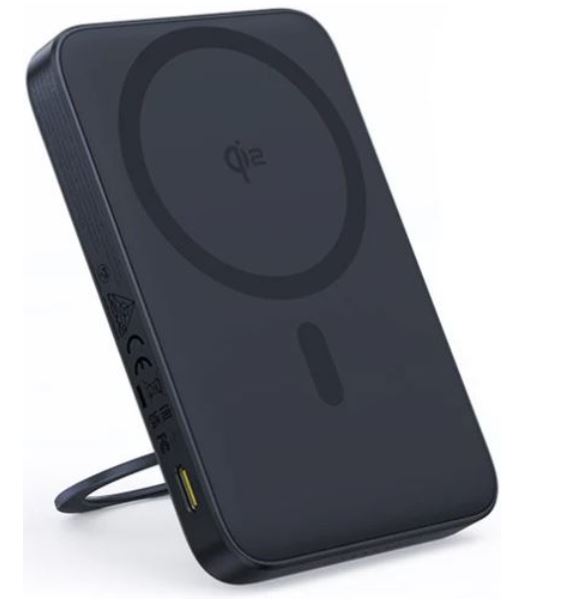 

Аккумулятор внешний Baseus PicoGo Qi2 P10076802123-00 5000 mAh с подставкой, Cosmic Black, PicoGo Qi2