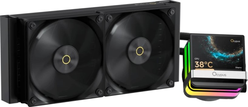 

Система охлаждения жидкостная Ocypus Sigma L24 PRO BK LGA115X/1200/1700/18XX/AM4/AM5 (TDP 290W, 2*120mm, 500-2400rpm, 90CFM, 36dBa), Sigma L24 PRO BK